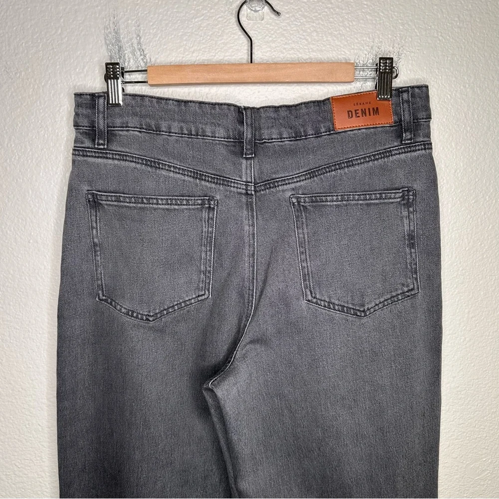Sezane Le Wide Leg jeans grey